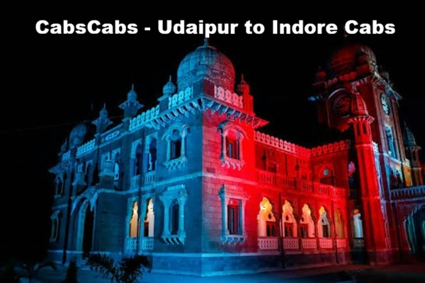 Udaipur to Indore Cab Taxi Service at ₹3040 | CabsCabs