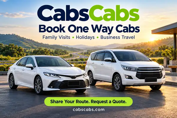 One Way Cab Booking for City to City Travel | CabsCabs